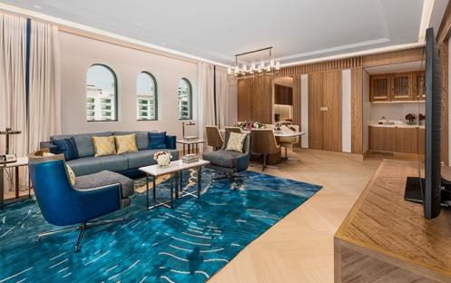 Taj Exotica - Grand Luxury Suite with Open Jacuzzi Living Room
